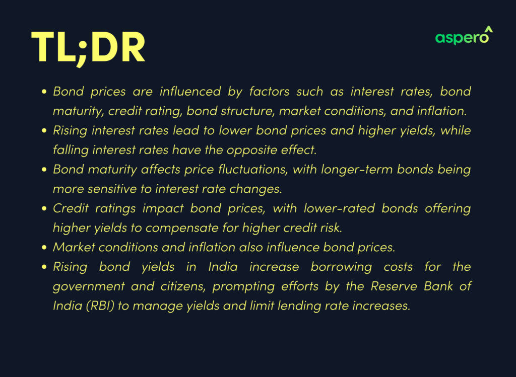 bond prices TLDR